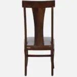 Heritage Solid Sheesham Wood 4 Seater Dining Table Set with Cushioned Chairs - Image 3