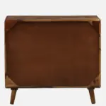 Arnav Sheesham Wood Utility Cabinet With Shelves In Walnut Finish - Image 5