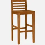 Frden Sheesham Wood Bar Chairs in Light Teak Finish (Set of 2) - Image 5