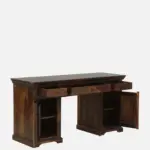 Stayan Sheesham Wood Writing Table in Scratch Resistant Provincial Teak Finish - Image 7